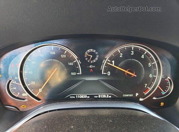 WBA7F2C5XGG417172 2016 BMW 7 SERIES Blue ხელსაწყოთა პანელის ხედი