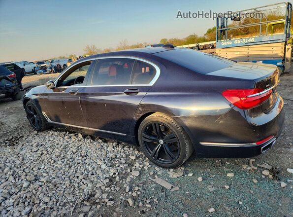 WBA7F2C5XGG417172 2016 BMW 7 SERIES Blue უკანა მარცხენა