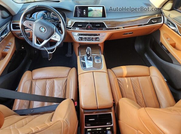 WBA7F2C5XGG417172 2016 BMW 7 SERIES Blue წინა პანელის ხედი