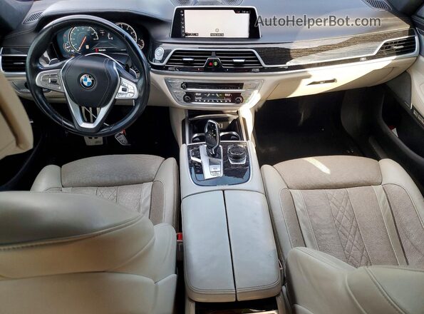 WBA7F2C5XGG420864 2016 BMW 7 SERIES Black Widok deski rozdzielczej