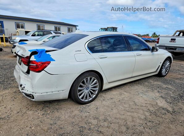 WBA7J2C55JB246298 2018 BMW 7 SERIES White Trasero derecho
