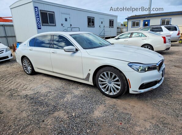 WBA7J2C55JB246298 2018 BMW 7 SERIES White Delantero derecho