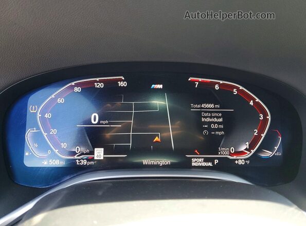 WBA7T2C01NCJ61120 2022 BMW 7 SERIES Black Вид щитка приладів