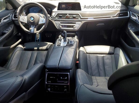 WBA7T2C01NCJ61120 2022 BMW 7 SERIES Black Вид панелі приладів