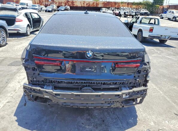 WBA7T2C01NCJ61120 2022 BMW 7 SERIES Black Вид ззаду