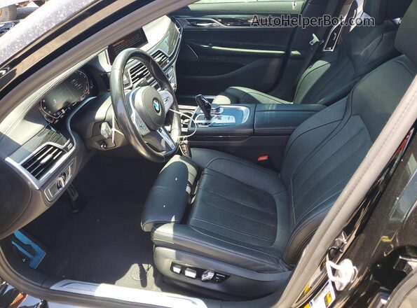 WBA7T2C01NCJ61120 2022 BMW 7 SERIES Black Вид салону спереду