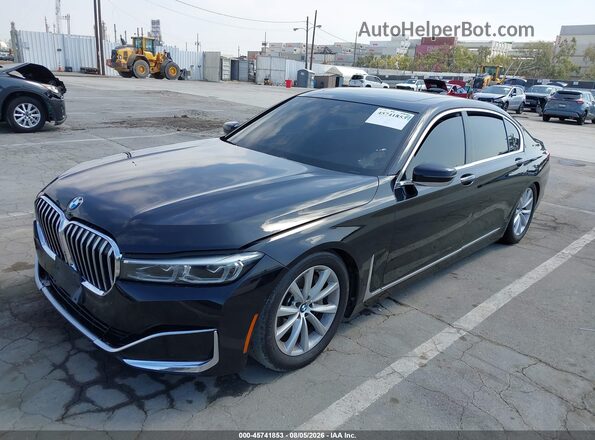 WBA7T2C02LGL17123 2020 BMW 7 SERIES Черный Передняя левая четверть