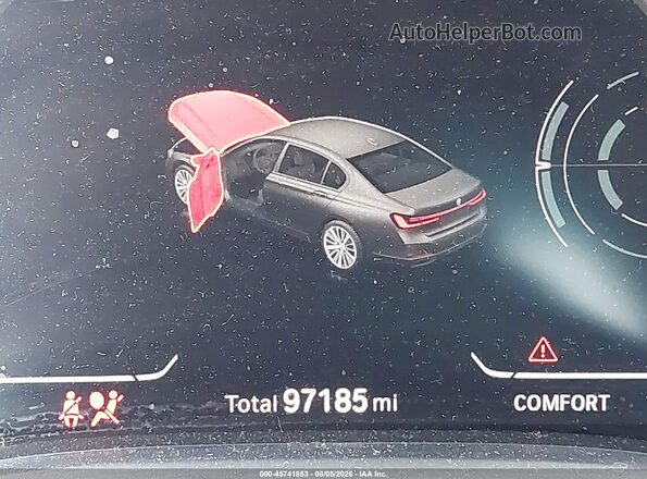 WBA7T2C02LGL17123 2020 BMW 7 SERIES Черный 