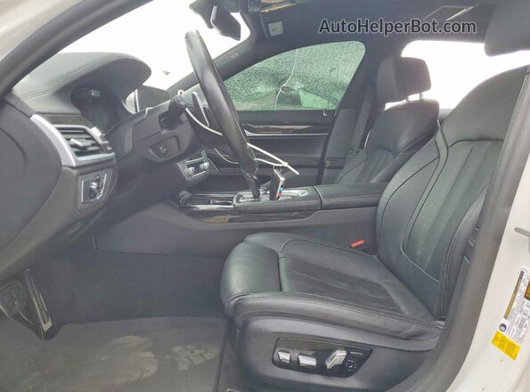 WBA7T2C07MCE61486 2021 BMW 7 SERIES White Widok wnętrza z przodu