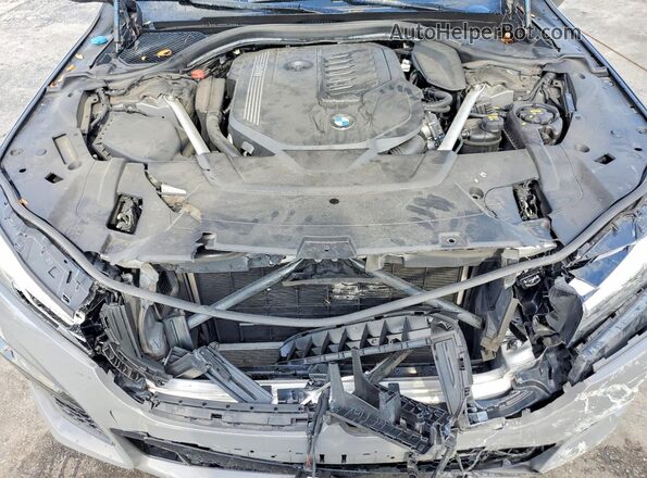 WBA7T2C08NCJ42872 2022 BMW 7 SERIES Серый Вид задней части салона