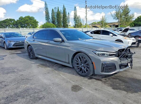 WBA7T2C08NCJ42872 2022 BMW 7 SERIES Серый Передняя правая четверть