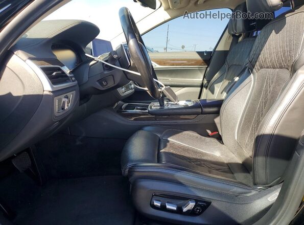 WBA7T2C09LCD20028 2020 BMW 7 SERIES Black Vista interior delantera