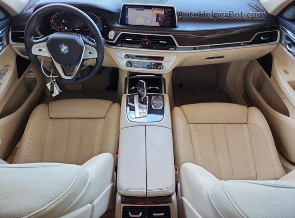 WBA7T2C0XLGL17161 2020 BMW 7 SERIES Black Vista del salpicadero