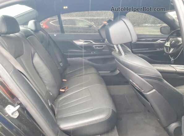 WBA7T4C01LCE00841 2020 BMW 7 SERIES Black Vista de los asientos traseros