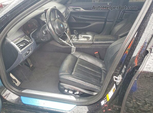 WBA7T4C01LCE00841 2020 BMW 7 SERIES Black Vista interior delantera