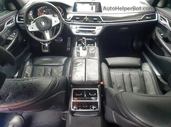 WBA7T4C01LCE00841 2020 BMW 7 SERIES Black Vista del salpicadero