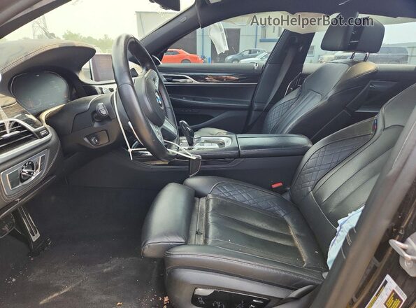 WBA7T4C0XLGG62785 2020 BMW 7 SERIES Черный Вид салона спереди