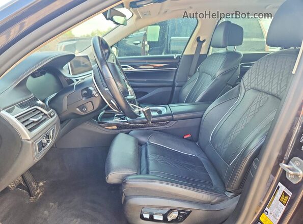 WBA7U2C02LGM26985 2020 BMW 7 SERIES Gray Vista interior delantera