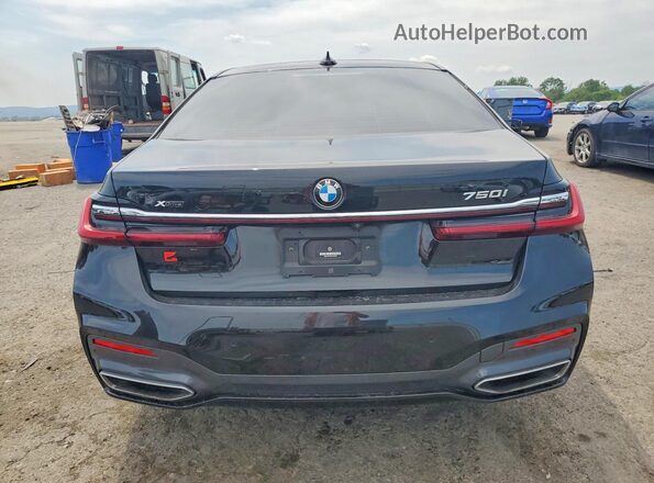 WBA7U2C02NCJ34070 2022 BMW 7 SERIES Black Widok z tyłu
