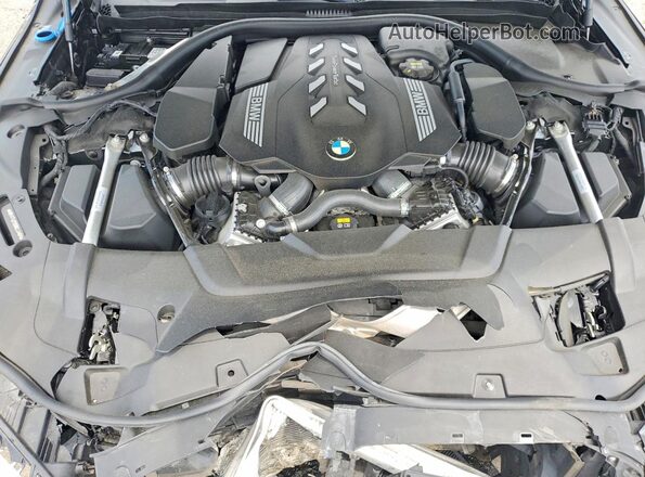 WBA7U2C02NCJ34070 2022 BMW 7 SERIES Black Widok wnętrza z tyłu