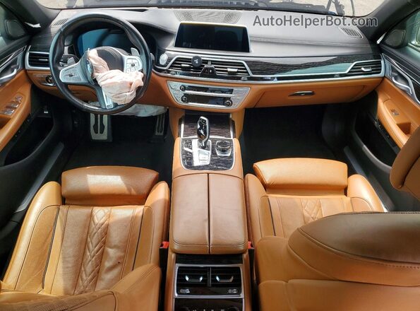 WBA7U2C02NCJ34070 2022 BMW 7 SERIES Black Widok deski rozdzielczej