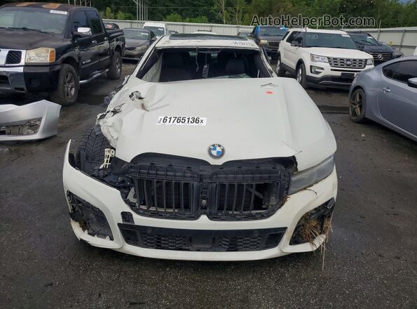 WBA7U2C04NCH44975 2022 BMW 7 SERIES White Вид спереду