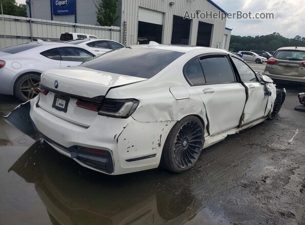 WBA7U2C04NCH44975 2022 BMW 7 SERIES White Задня права чверть