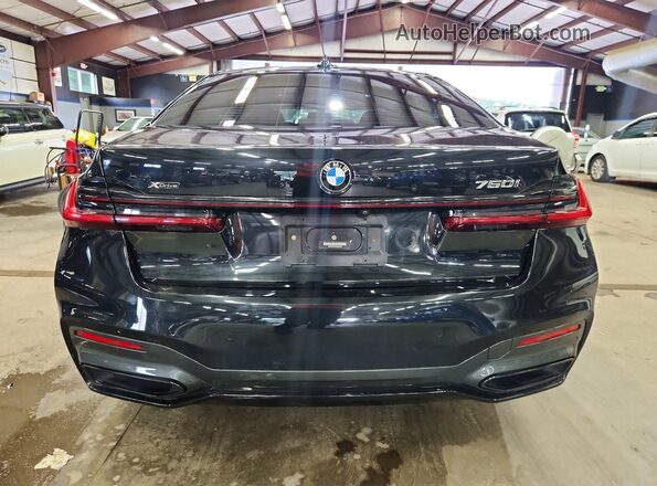 WBA7U2C07MCF68499 2021 BMW 7 SERIES Black უკანა ხედი