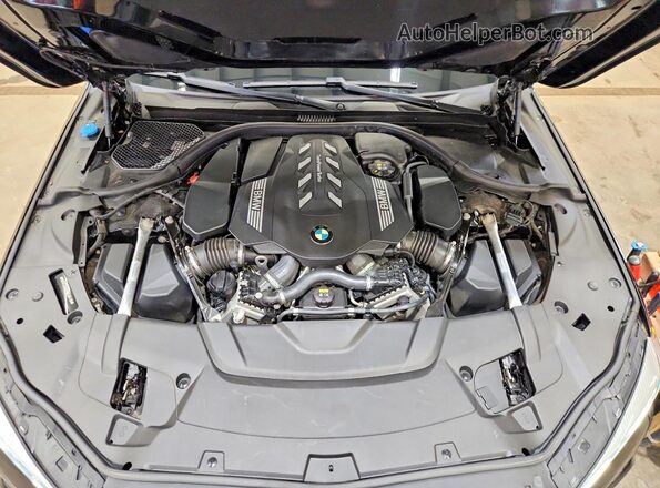 WBA7U2C07MCF68499 2021 BMW 7 SERIES Black უკანა სალონის ხედი