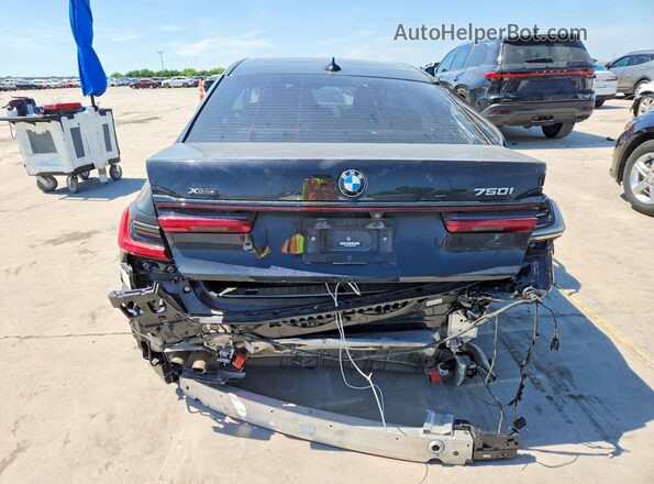 WBA7U2C09NCK79994 2022 BMW 7 SERIES Black Widok z tyłu