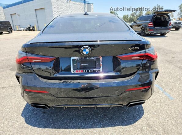 WBA83AP01NCK03374 2022 BMW M4 Black Вид ззаду
