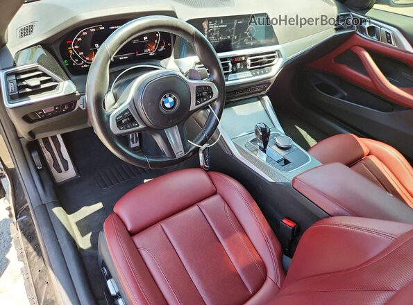 WBA83AP01NCK03374 2022 BMW M4 Black Вид панелі приладів