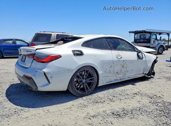 WBA83AP01NCL00591 2022 BMW M4 White Հետևի աջ