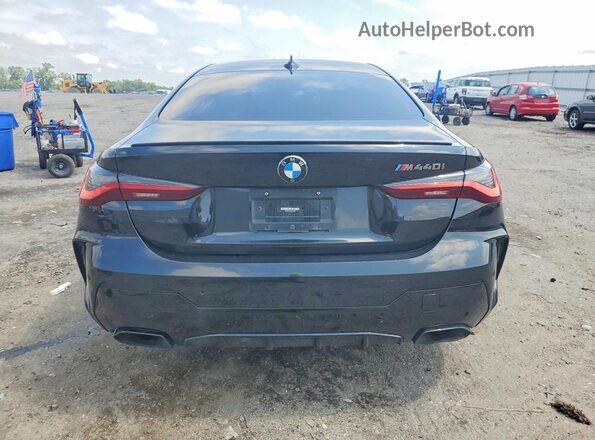 WBA83AP04NCJ47284 2022 BMW M4 Black Հետևի տեսք