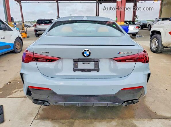 WBA83DA03TCX71777 2026 BMW M4 Gray Вид ззаду
