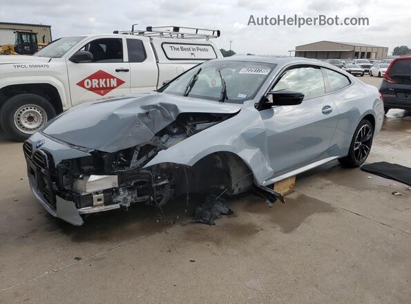 WBA83DA03TCX71777 2026 BMW M4 Gray Вид наклейки з VIN-кодом