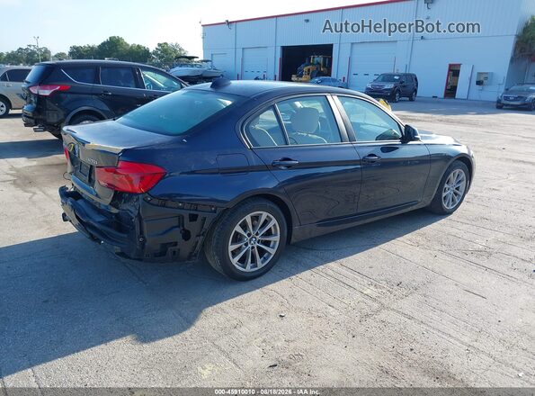 WBA8A3C38HA066970 2017 BMW 3 SERIES Blue Հետևի աջ