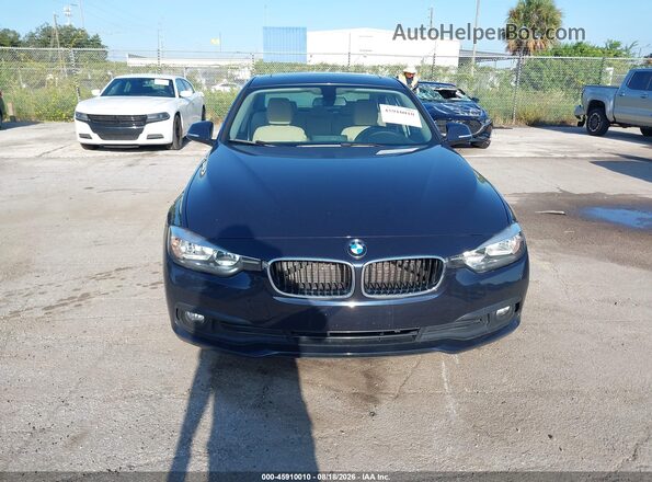 WBA8A3C38HA066970 2017 BMW 3 SERIES Blue Սարքավորումների վահանակի տեսք