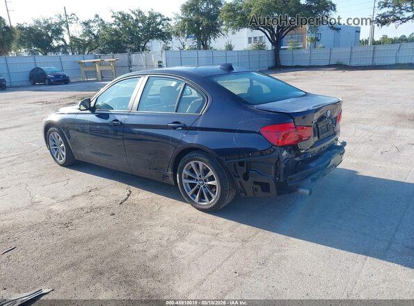 WBA8A3C38HA066970 2017 BMW 3 SERIES Blue Հետևի ձախ