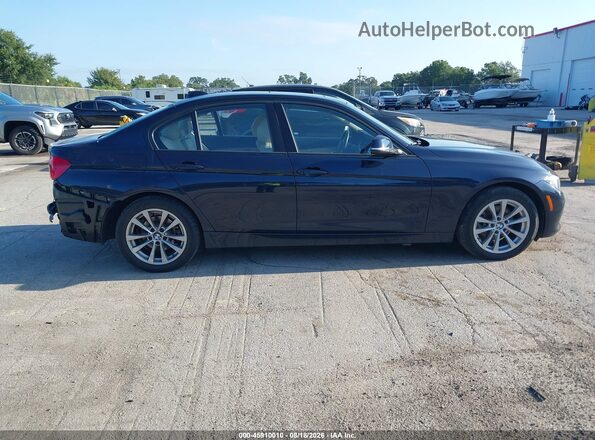 WBA8A3C38HA066970 2017 BMW 3 SERIES Blue Սալոնի հետևի տեսք