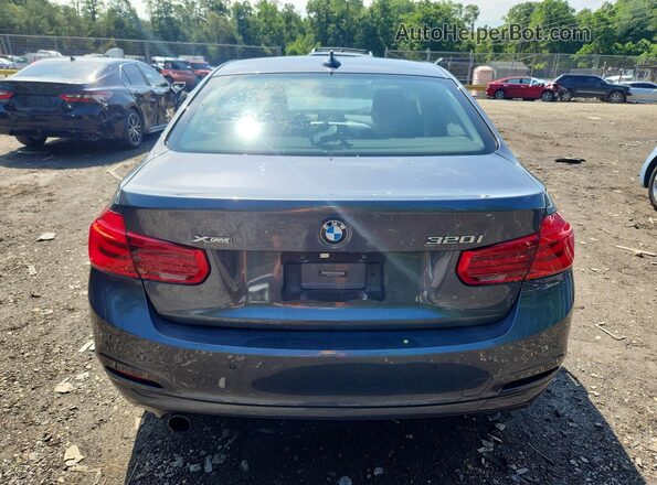 WBA8A3C51JA505465 2018 BMW 3 SERIES Серый Вид сзади