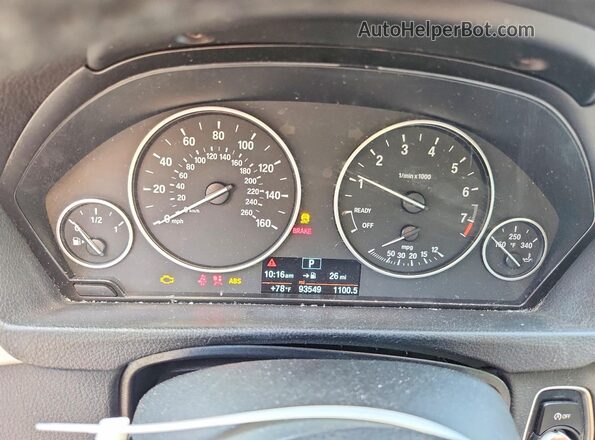 WBA8A3C51JA505465 2018 BMW 3 SERIES Серый Вид щитка приборов