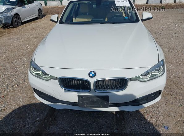 WBA8A3C52JA499692 2018 BMW 3 SERIES White Instrument cluster view