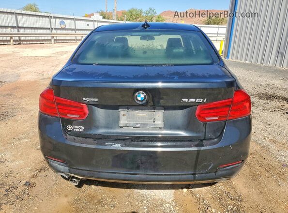 WBA8A3C53JA494758 2018 BMW 3 SERIES Black Вид ззаду