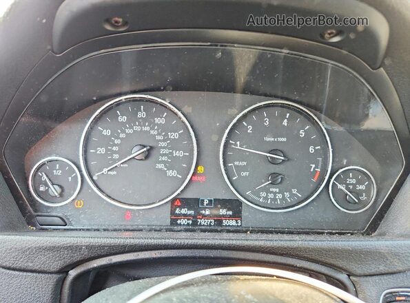 WBA8A3C54JA499628 2018 BMW 3 SERIES White Вид щитка приладів