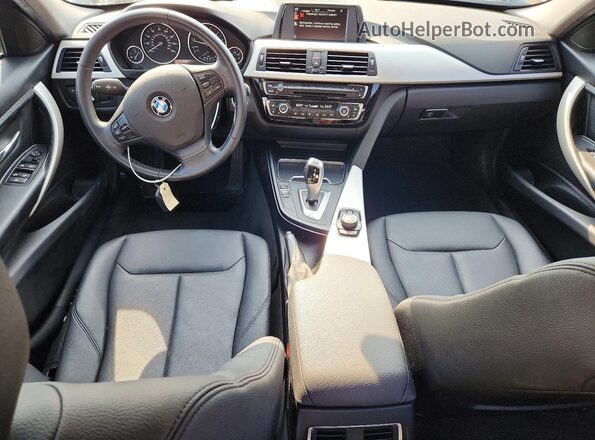 WBA8A3C57GK551384 2016 BMW 3 SERIES Black წინა პანელის ხედი