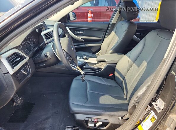 WBA8A3C57GK551384 2016 BMW 3 SERIES Black წინა სალონის ხედი