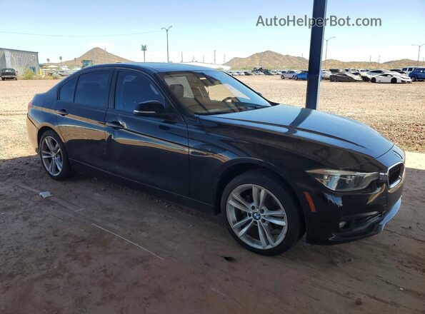 WBA8A9C50JAD26906 2018 BMW 3 SERIES Черный Передняя правая четверть
