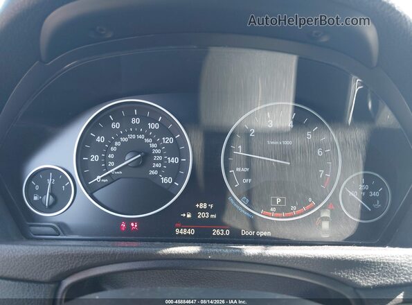 WBA8A9C52GK615978 2016 BMW 3 SERIES Gray Вид задніх сидінь