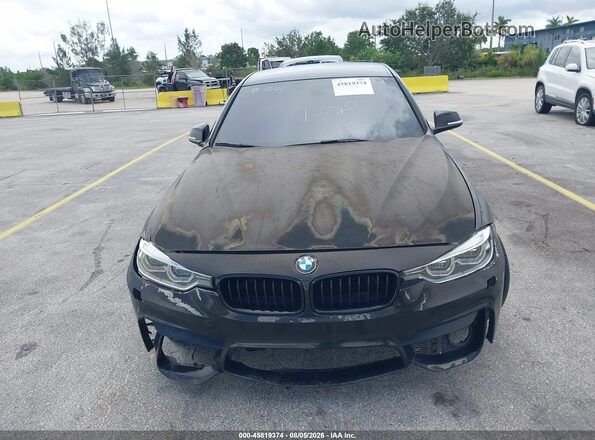 WBA8A9C54JK622700 2018 BMW 3 SERIES Black ხელსაწყოთა პანელის ხედი
